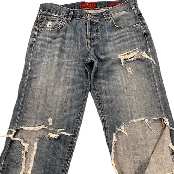 Lucky Brand Distressed Dylan Boyfriend Jeans - Picture 2 of 6